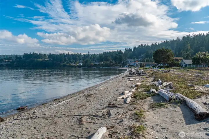 Wide open sandy beaches for long quiet walks