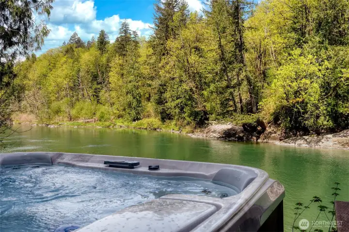 No houses, just pristine nature & the sound of the river! A true cabin in the woods.