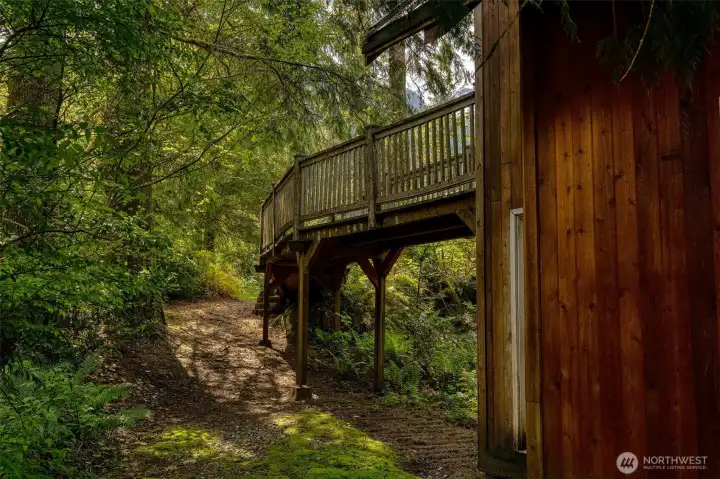 A memorable wooded setting.