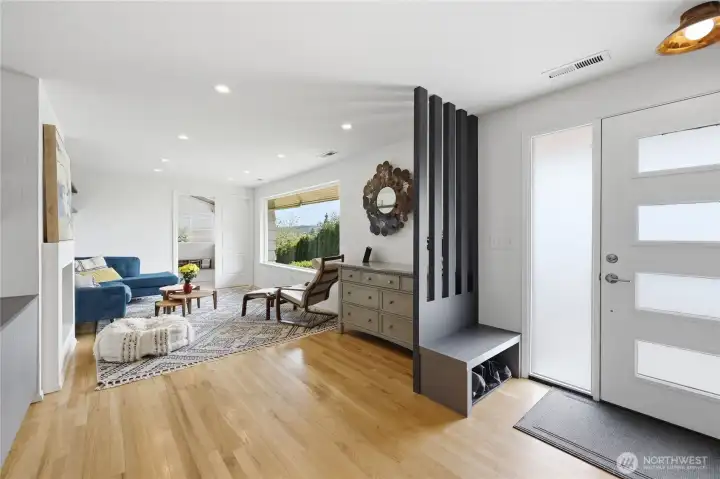 Entry and Living Room