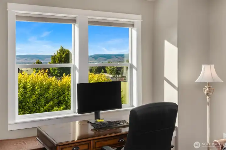Mountain views from the room. Mountain views from the room.