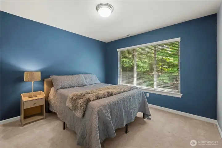 Second upstairs bedroom has great proportions and the newer carpet.