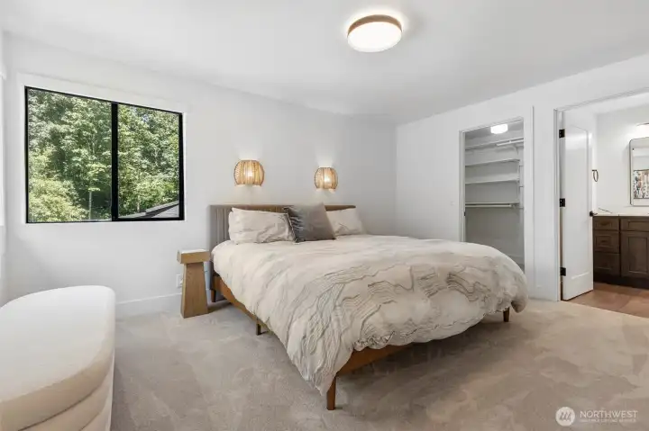 3rd bedroom upstairs/ with shared bathroom between bedroom 2 and 3