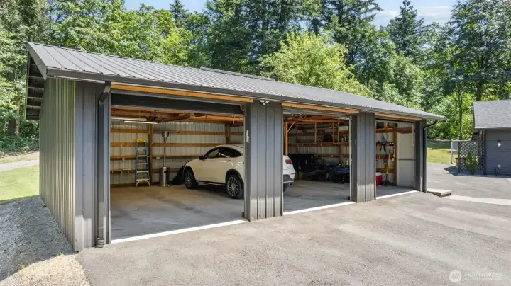3 car garage