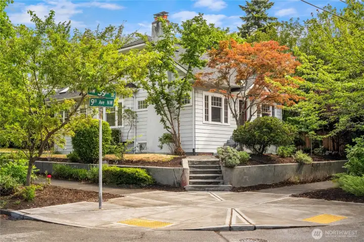 View from the corner of 9th Ave NW and NW 59th St.