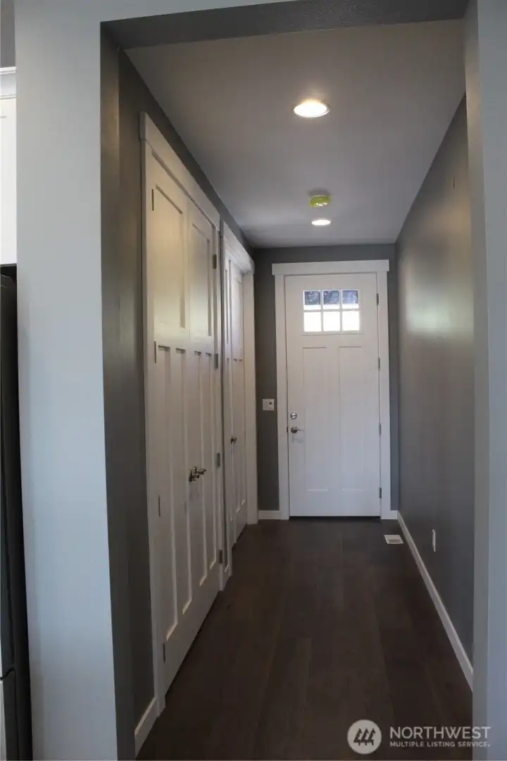 Front Entrance with double doors to Den/Bedroom/Office and Double Doors to Coat Closet Front Entrance with double doors to Den/Bedroom/Office and Double Doors to Coat Closet
