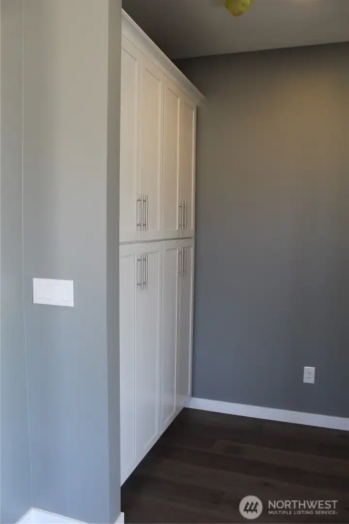 Linen Cabinets in Master Bedroom Foyer. Linen Cabinets in Master Bedroom Foyer.