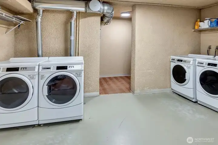 Laundry room on same floor, right across hall. Laundry room on same floor, right across hall.