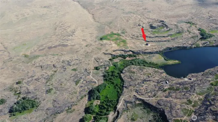 Arrow = House Location Arrow = House Location