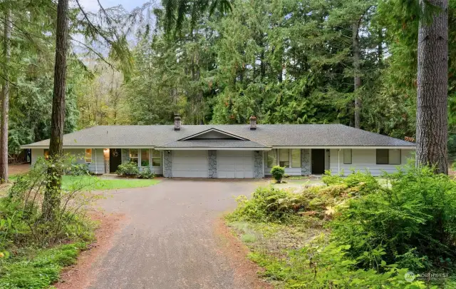 Duplex converted into two separate condos.