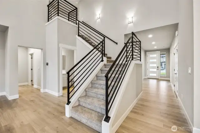 This is a general representation of floor plan and may vary from actual home constructed. Features in photos, upgrades, elevation, materials, dimensions and layout all subject to change without notice.