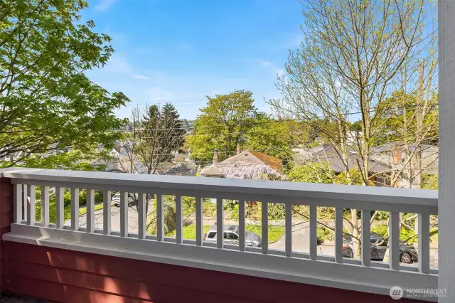 View from the front balcony.