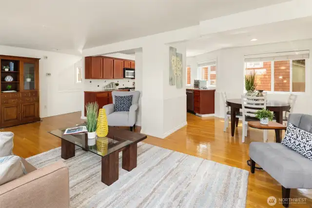 Another view of the open floorplan.