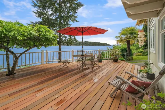 Deck #2 off of lower level family room.