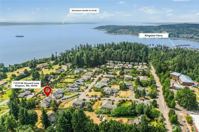 Tucked away, yet minutes to Edmonds or Seattle Access and the darling town of Kingston.