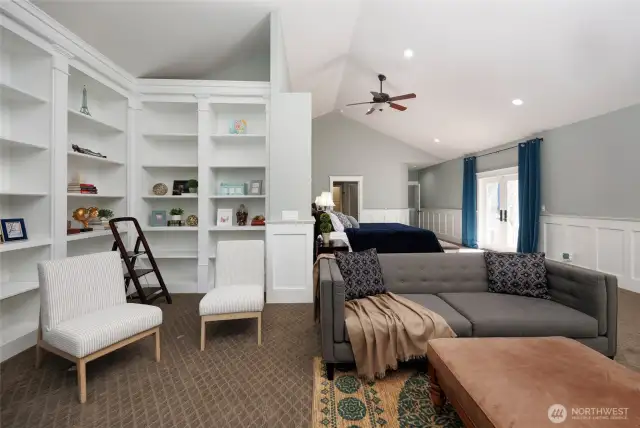 Main floor Library/Den.