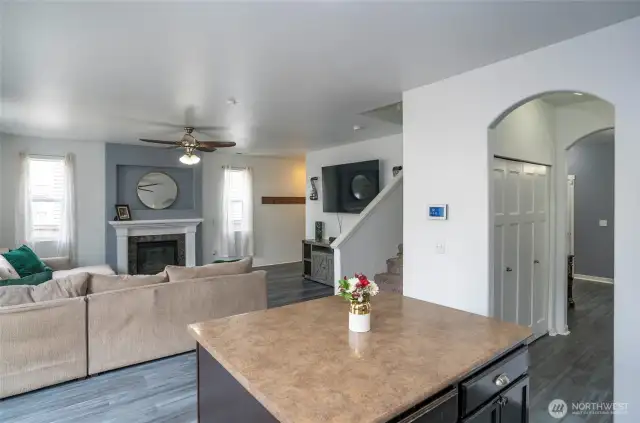 This home boasts a spacious, open feel that’s both inviting and comfortable.