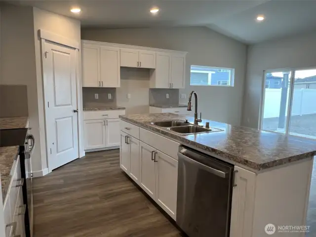 Kitchen into Dining