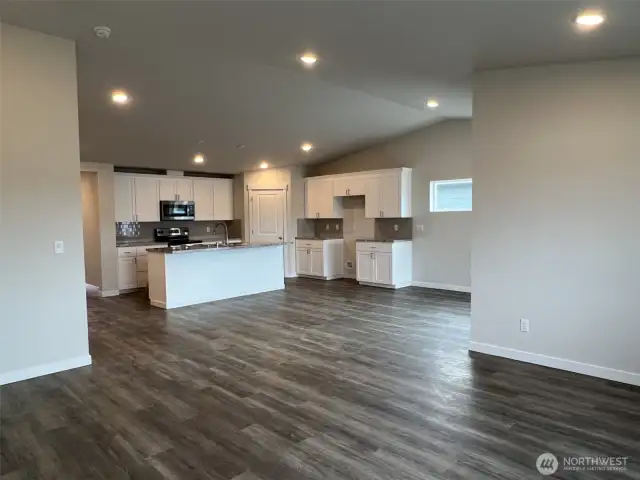 Kitchen and Living Room