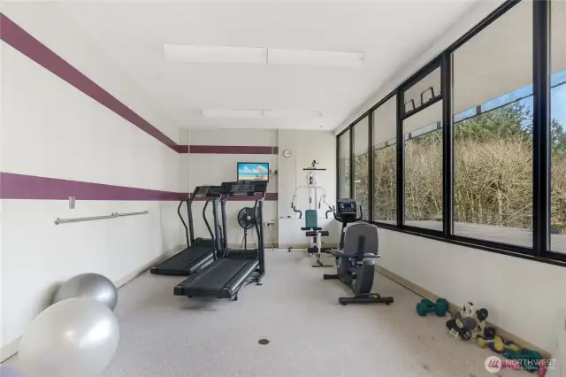 Exercise room.