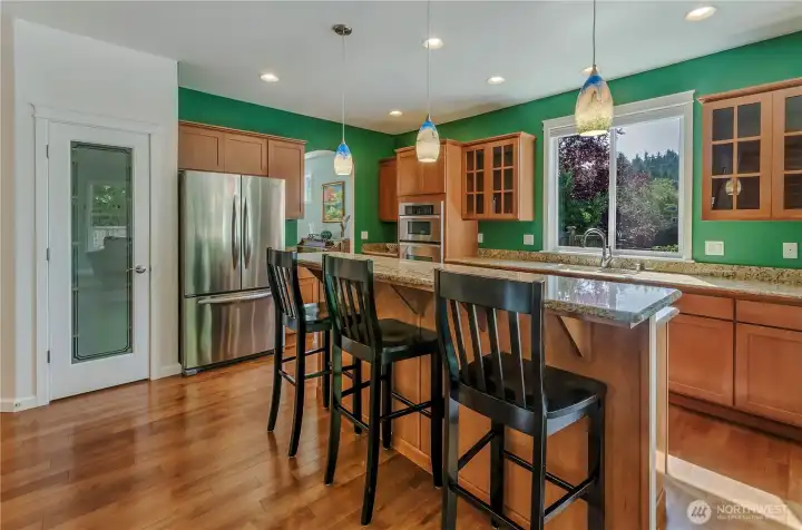 Breakfast bar and pantry!