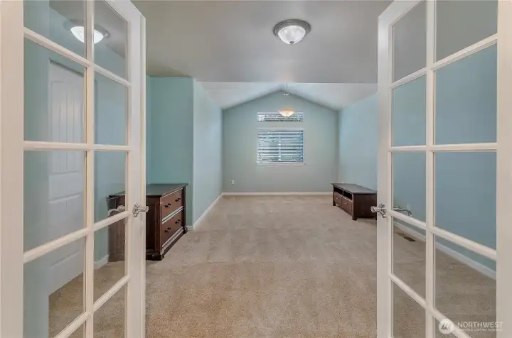 French Doors into the 4th bedroom