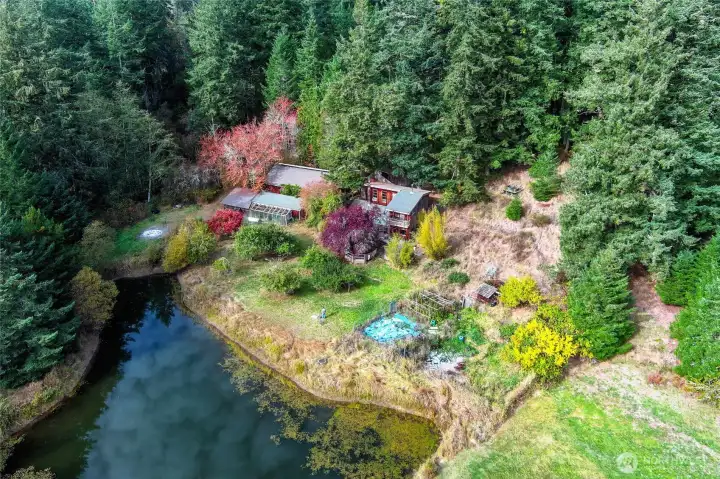 Home and shop on acreage