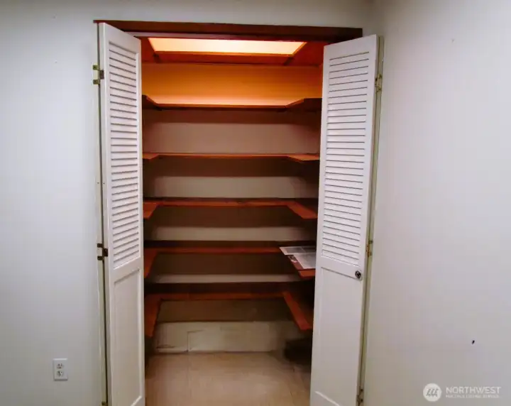 Walk in pantry