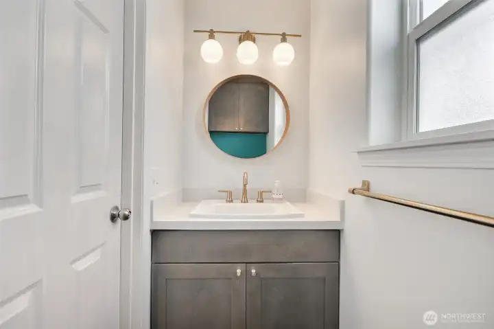 Main floor powder room