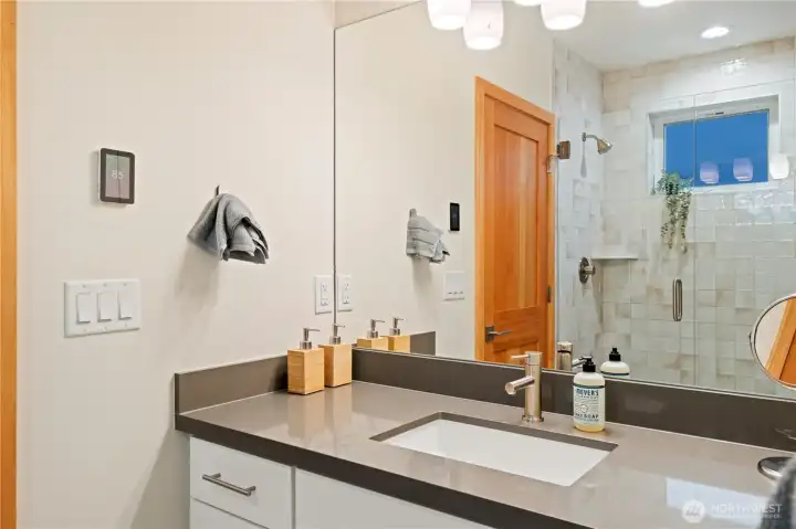 Radiant heat floors.