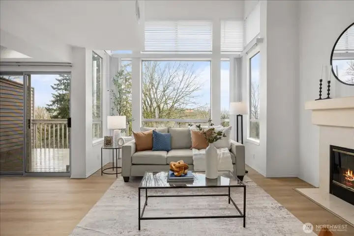 Bright Large Windows for a Wonderful Views