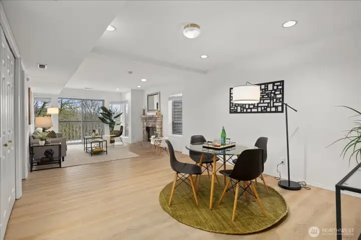 Ample Room Downstairs with Additional Game Space