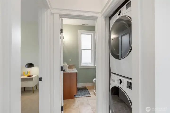 Laundry and 3/4 bath