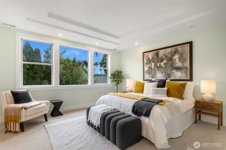 Palatial primary suite
