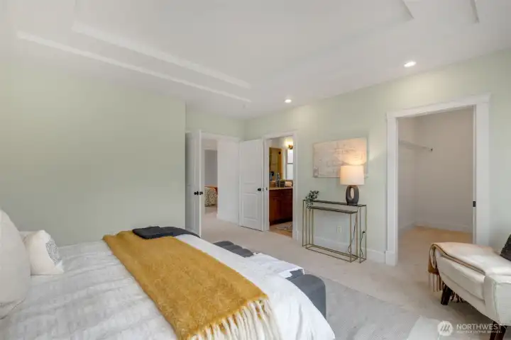 View towards closet and ensuite
