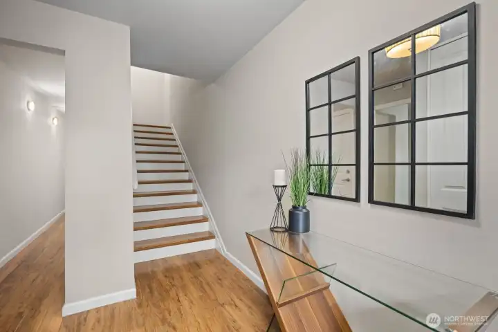 Front Entry.  Access to Garage, lower Bonus room and to the upstairs main level.