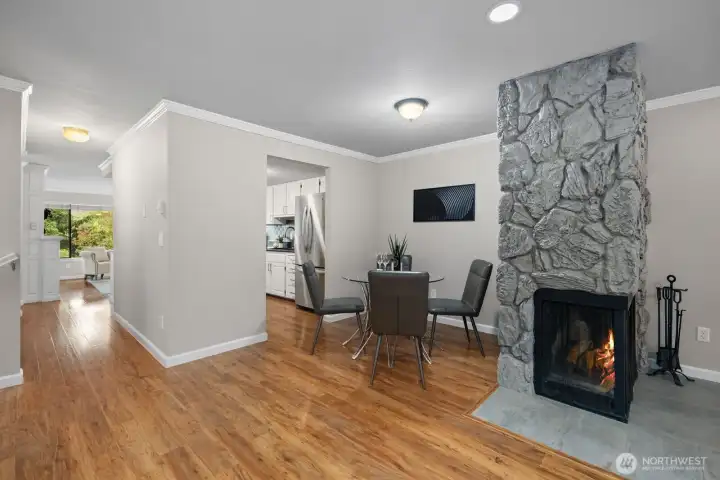Dining area off of Kitchen