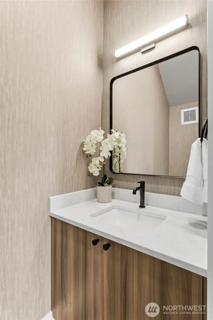 Powder Room on main floor Powder Room on main floor