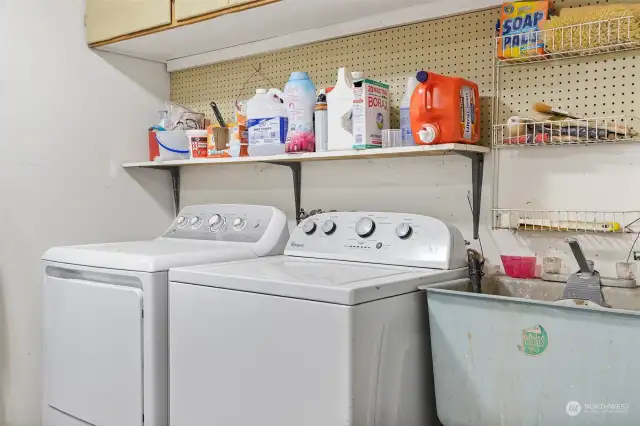 ~Washer/Dryer & Utility Sink~