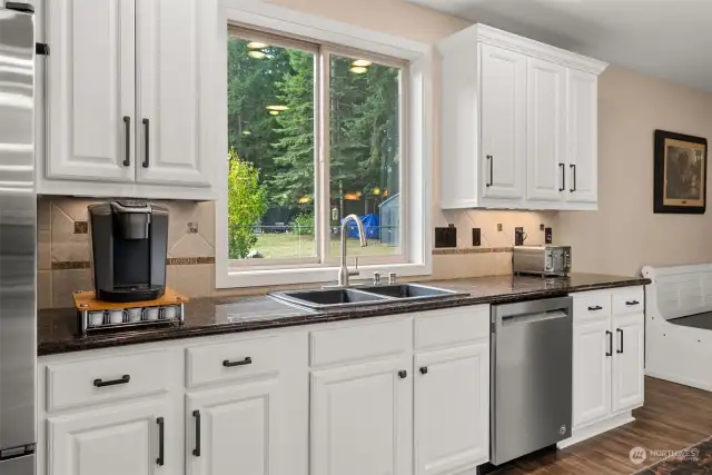 Gaze out the kitchen window at your expansive territorial view.