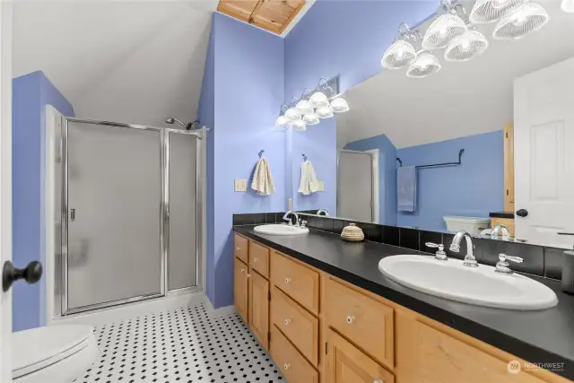 attached primary bathroom