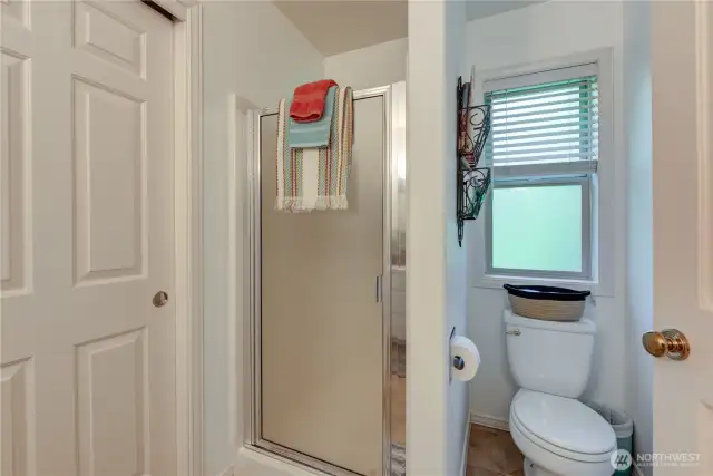3/4 on-suite guest bathroom.
