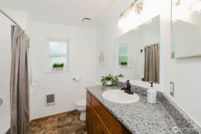 Upstairs hallway bathroom