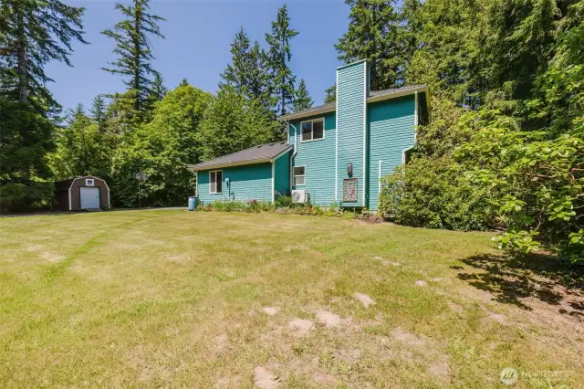 Expansive yard, plenty of room to play