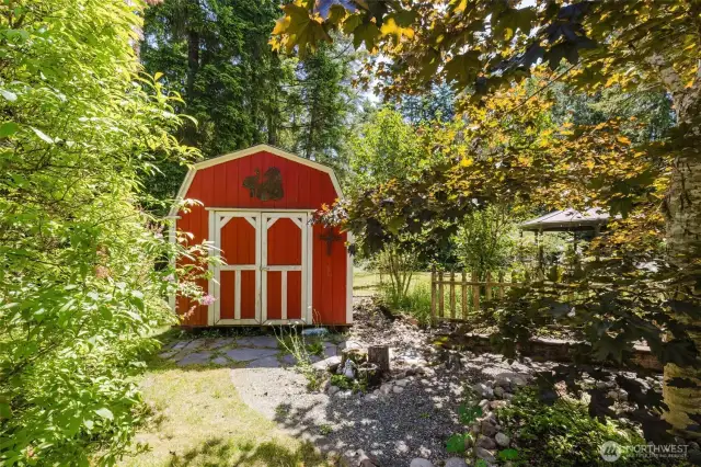 Outbuilding 2 that has been used as a playhouse