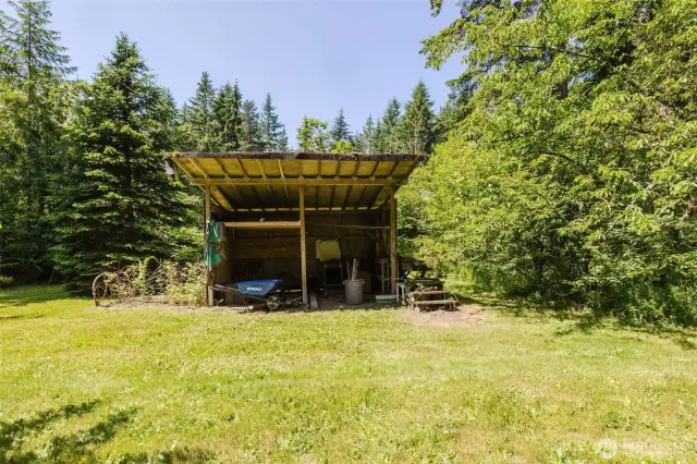 Lean to shed offering more storage