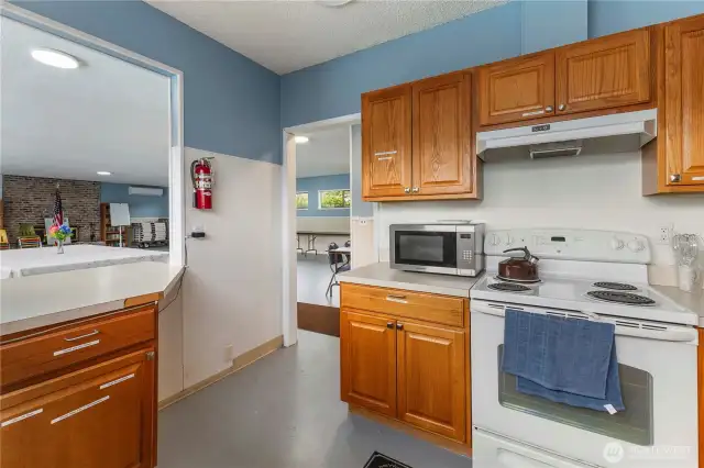 Kitchen area for your parties