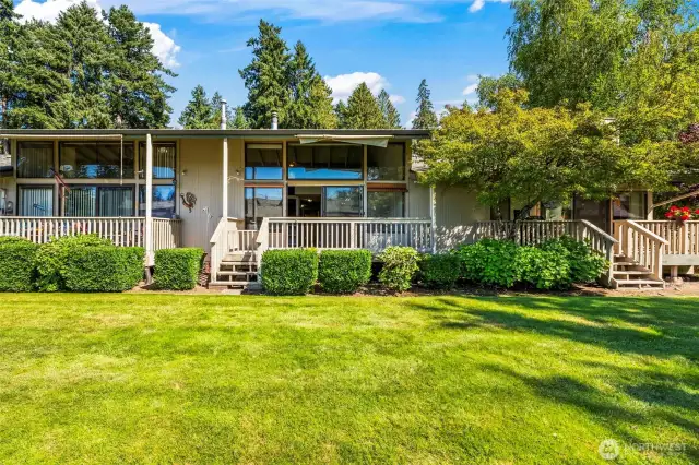 Lawn area in front of your condo...Croquet anyone?