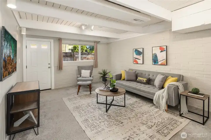 Lower level bonus/family room