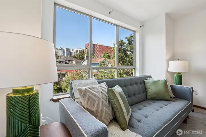 Western exposure and peaceful views are yours to enjoy.